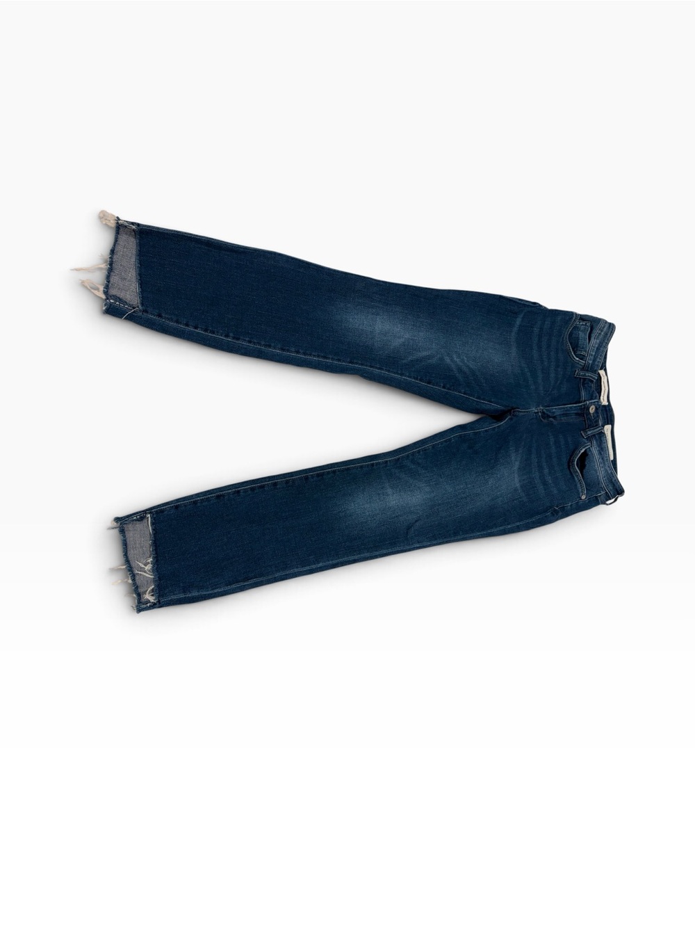 Pilcro and the Letterpress Dark Indigo Mid Rise Skinny